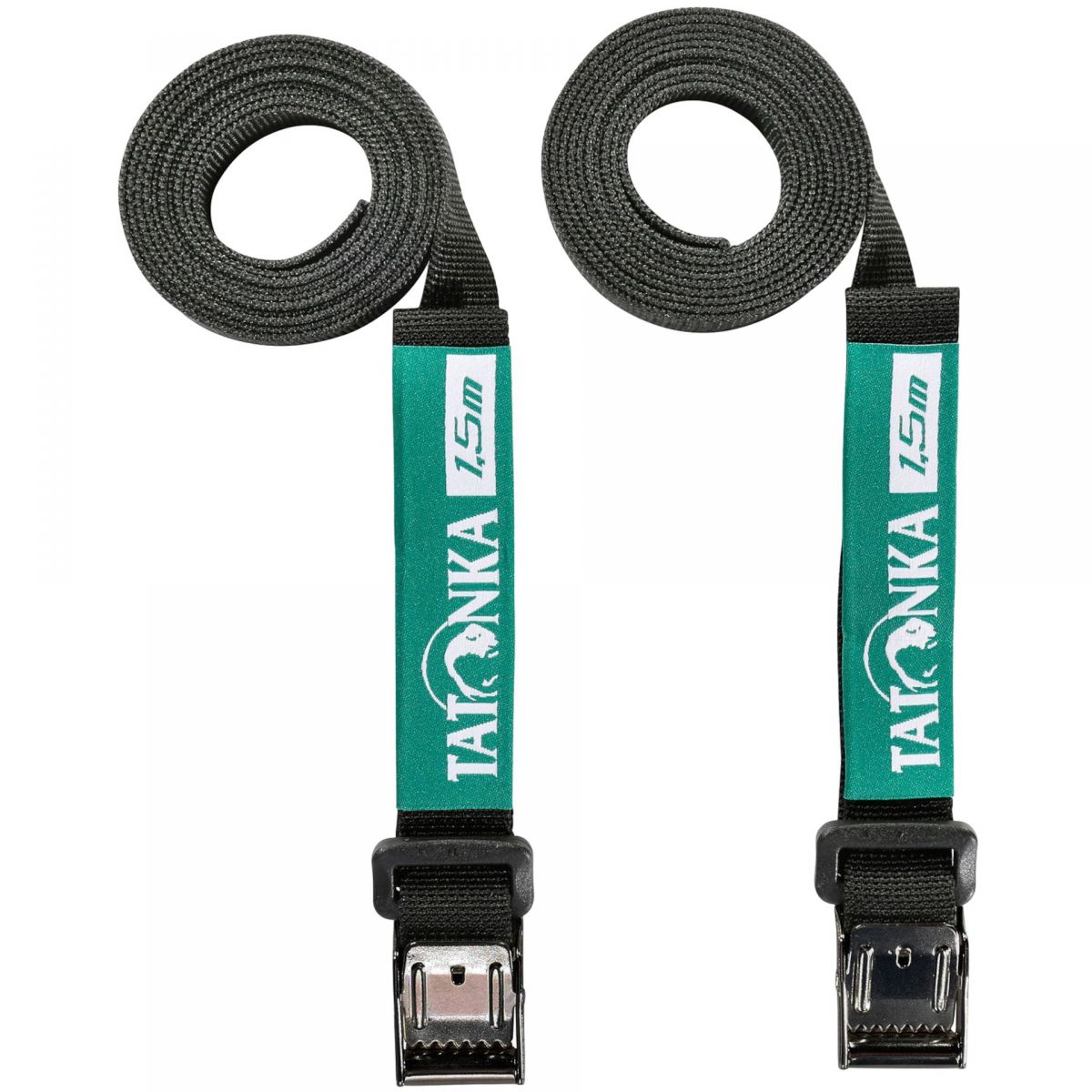 Tatonka Easy Strap 18mm/1,50m, Spannriemen, schwarz, 1 Paar — 2
