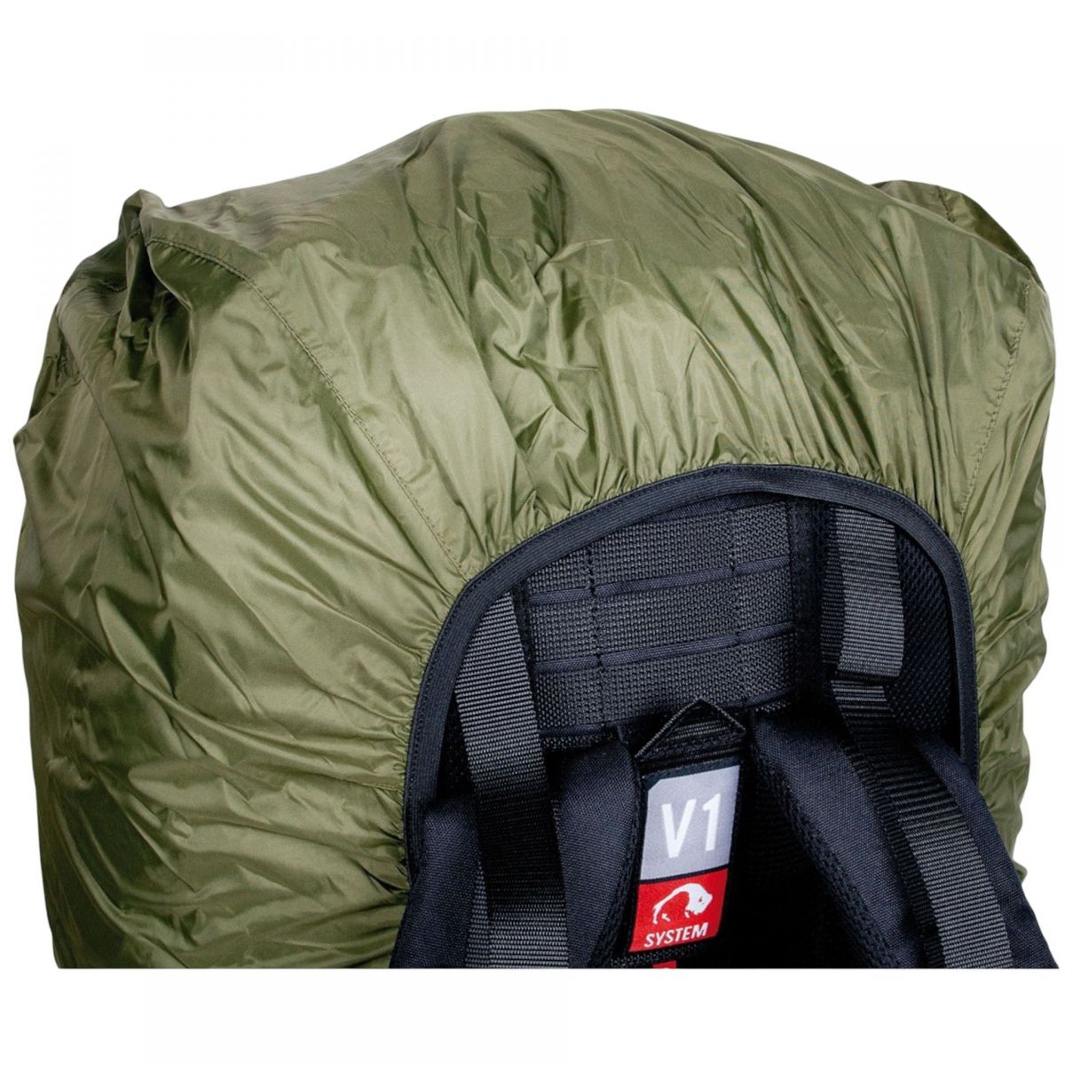 Tatonka Rain Flap M, Regenschutz für Rucksack, grün — 2