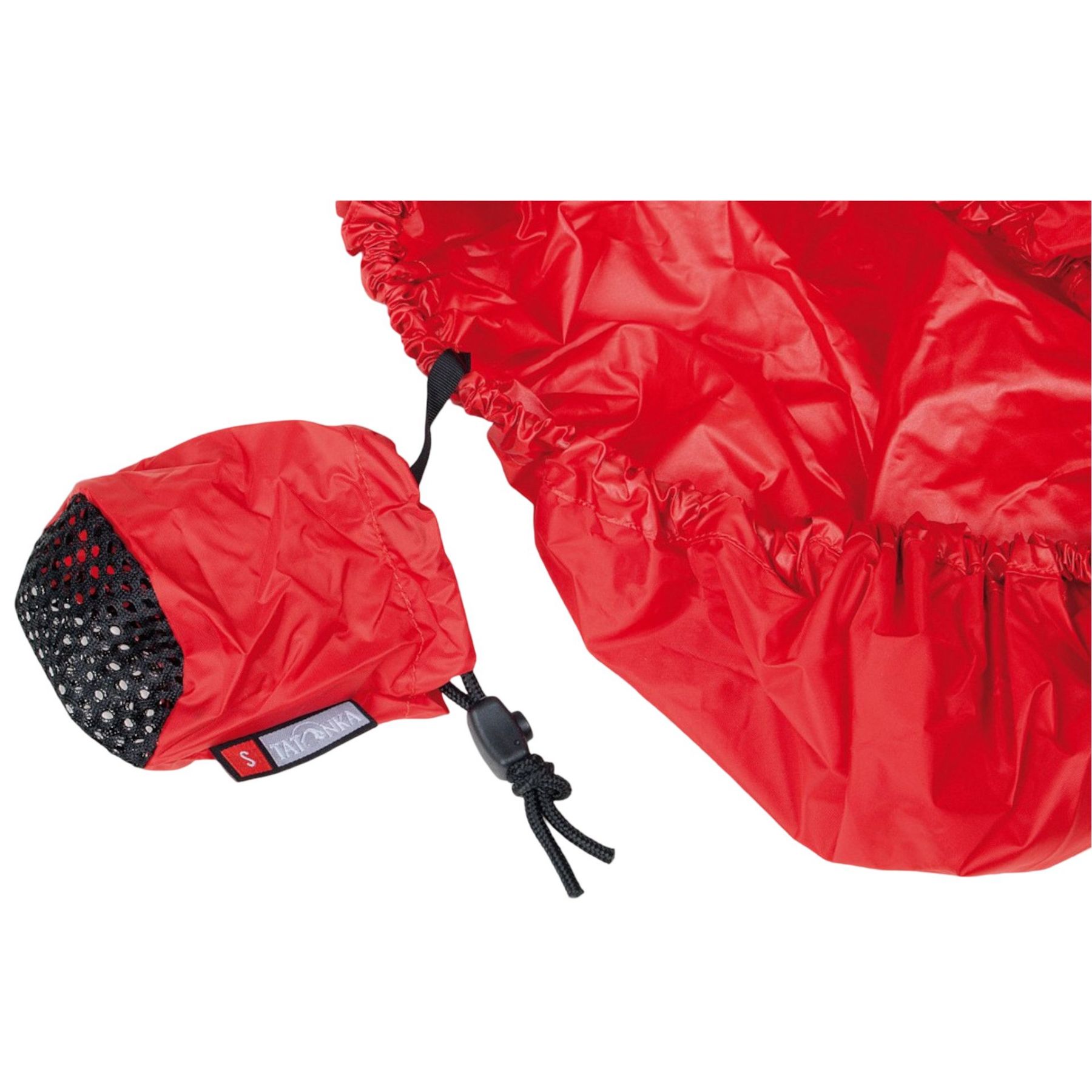 Tatonka Rain Flap S, Regenhülle für Rucksack, rot
