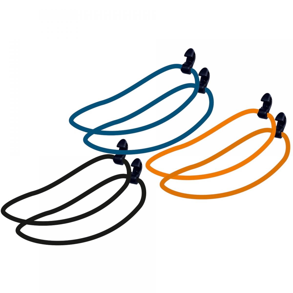 Tatonka Silikonband M, Silikonbänder, multi, 6 Stk. — 2