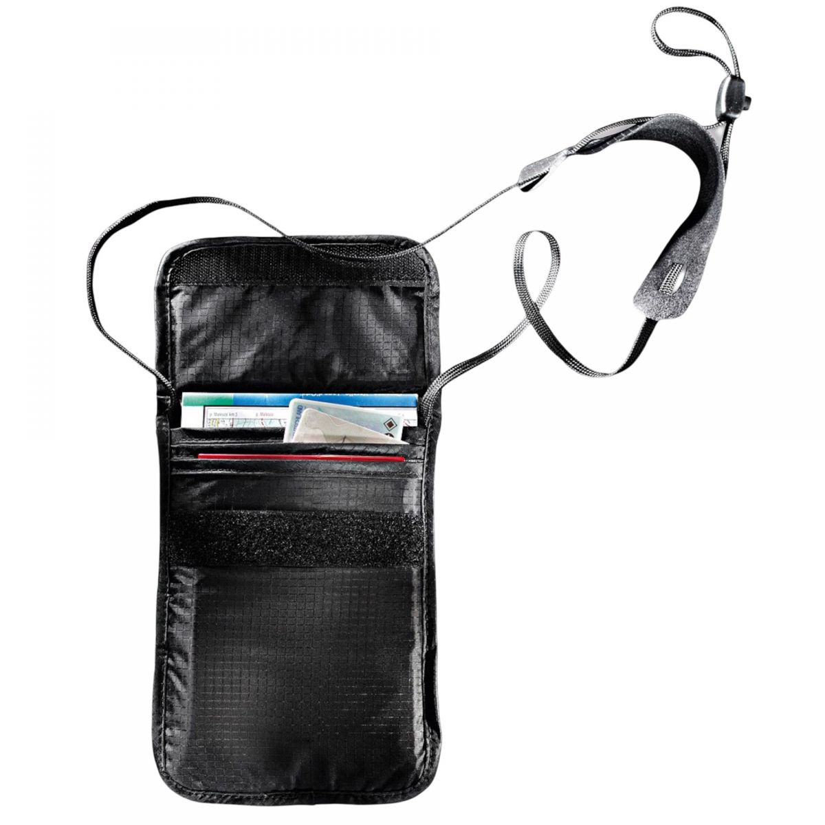 Tatonka Skin Folded Neck Pouch, Geldkatze, schwarz — 2