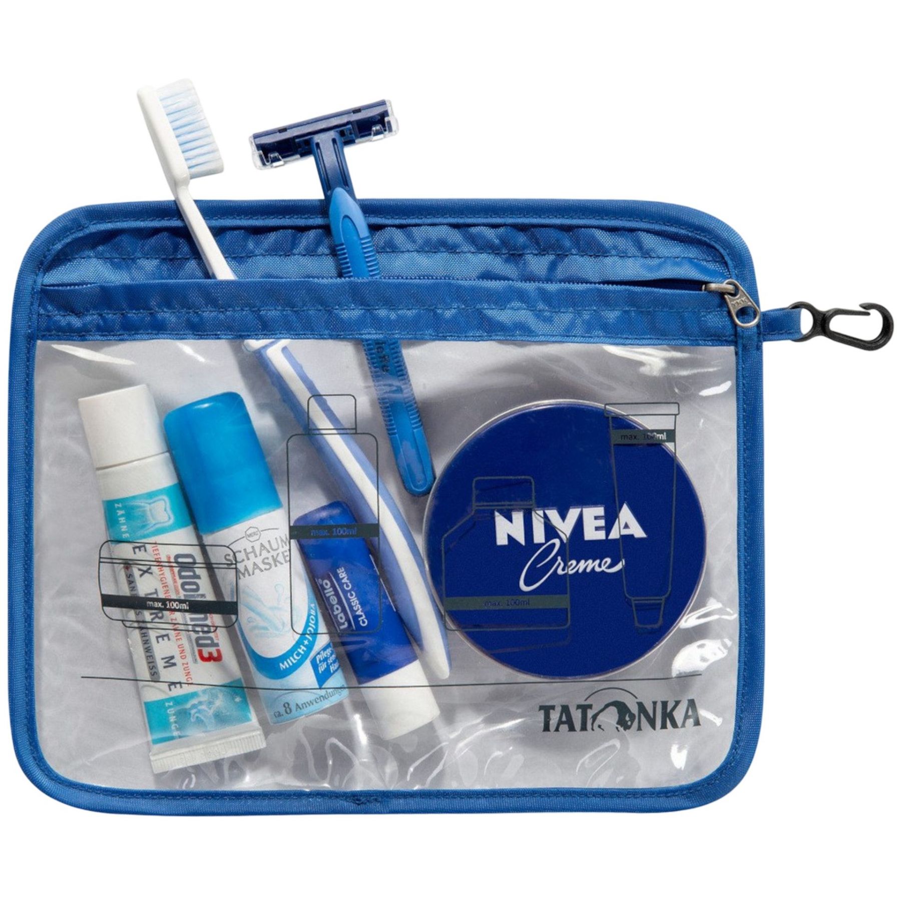 Tatonka Zip Flight Bag A5, Packtasche, blau