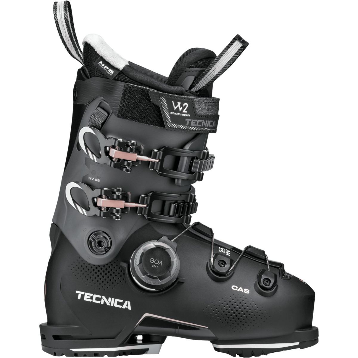 Tecnica Mach BOA HV 95 W GW, Skischuhe, Damen, schwarz — 2