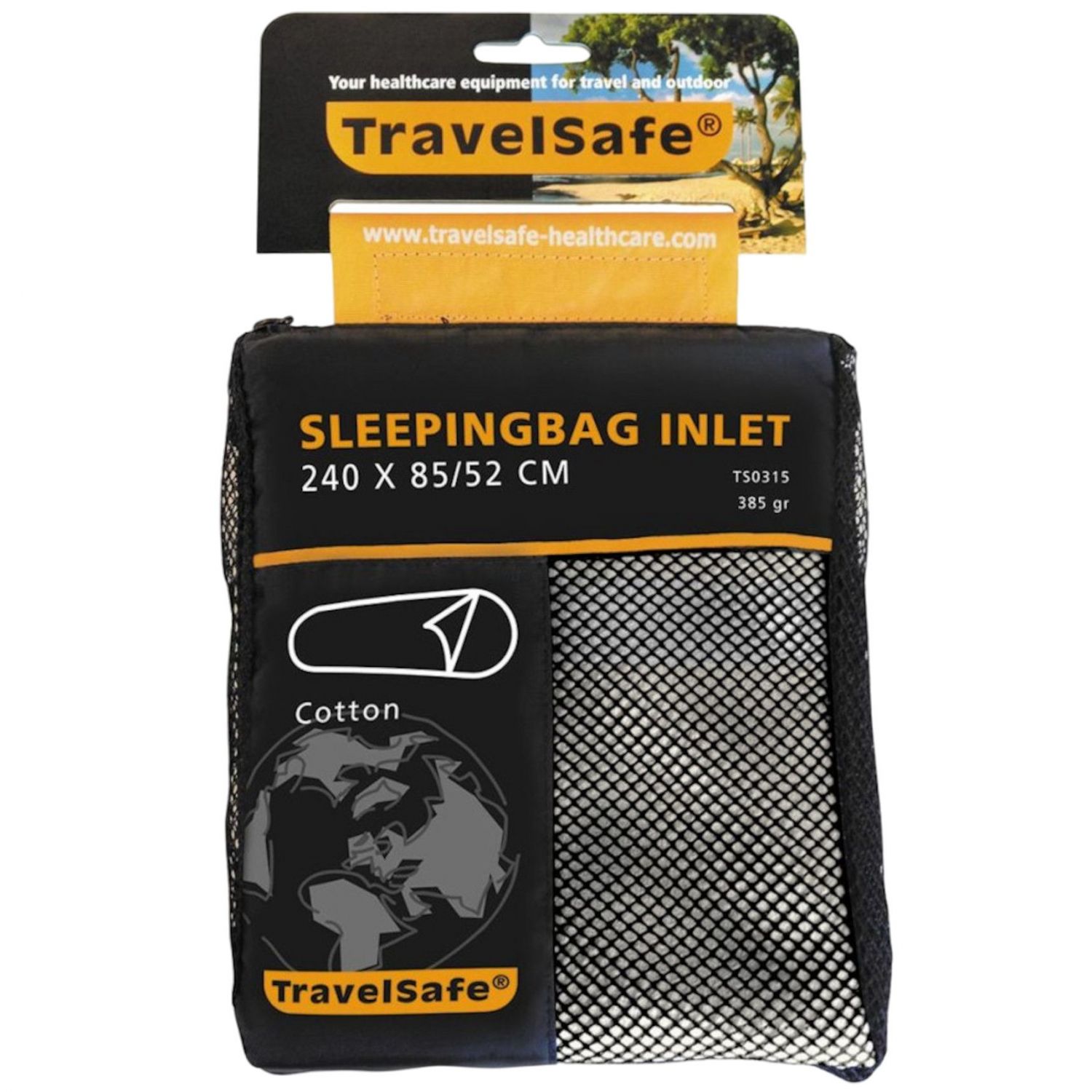 TravelSafe Baumwolle Schlafsack Inlett, Mumie