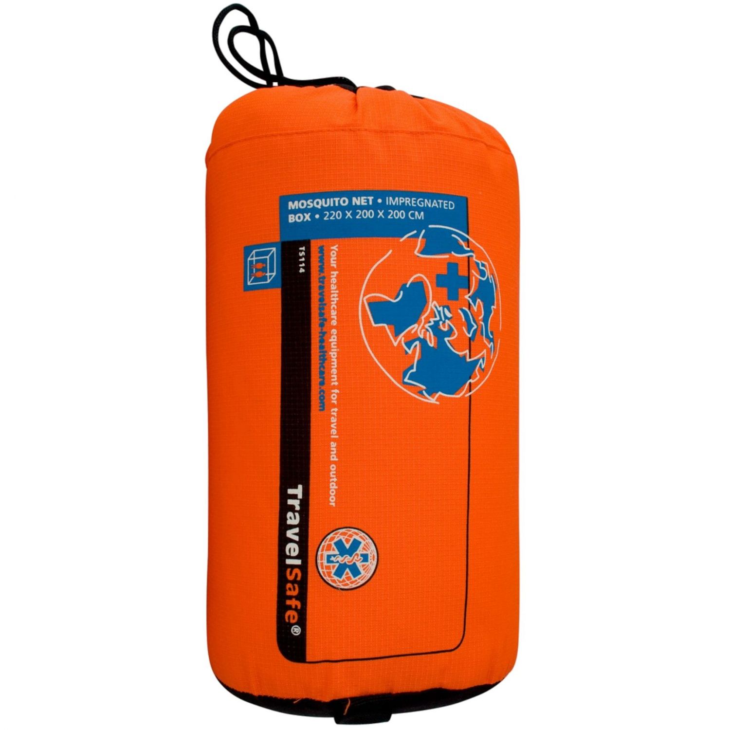 TravelSafe Box Moskitonetz Rechteckig, 2 Personen.