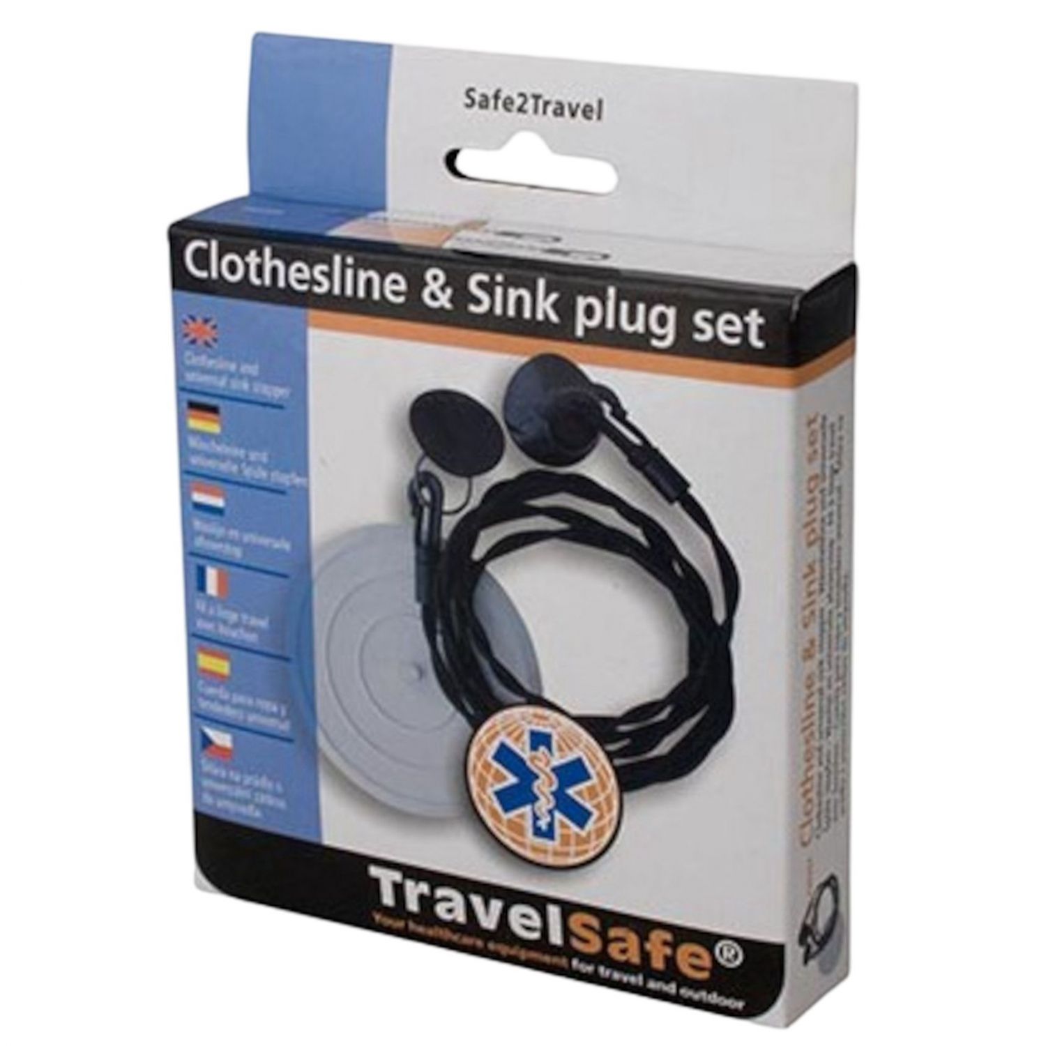 TravelSafe Elastische Wäscheleine, 1,5 Meter