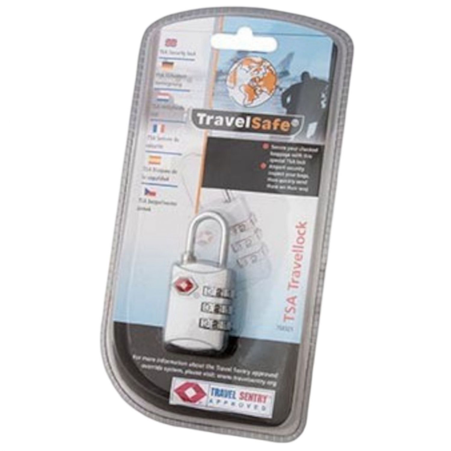 TravelSafe Kombinationsschloss TSA mit Code