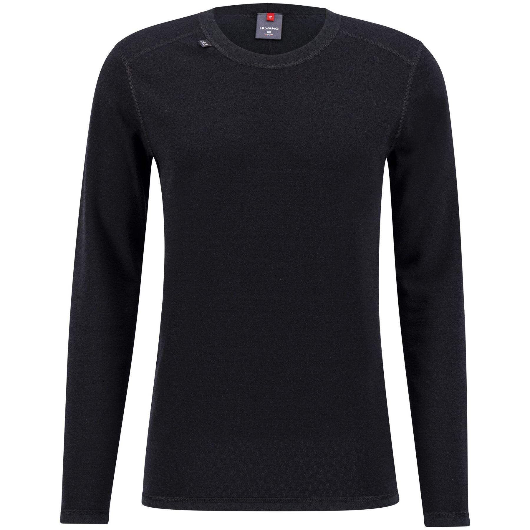 Ulvang Comfort 200 Round Neck, Funktionsshirt, Herren, schwarz