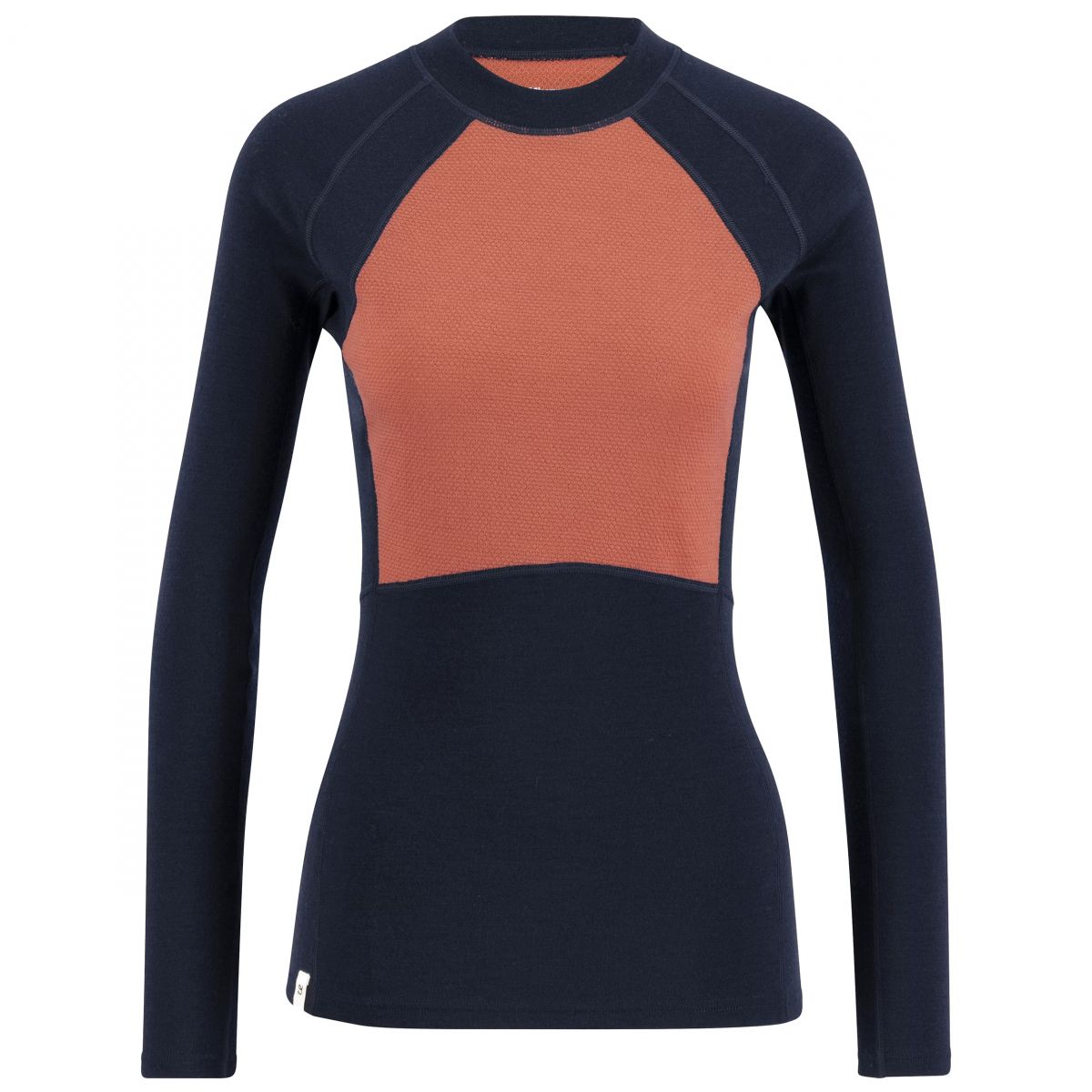 Ulvang Peak Map Crew, Funktionsshirt, Damen, dunkelblau/rosa — 2