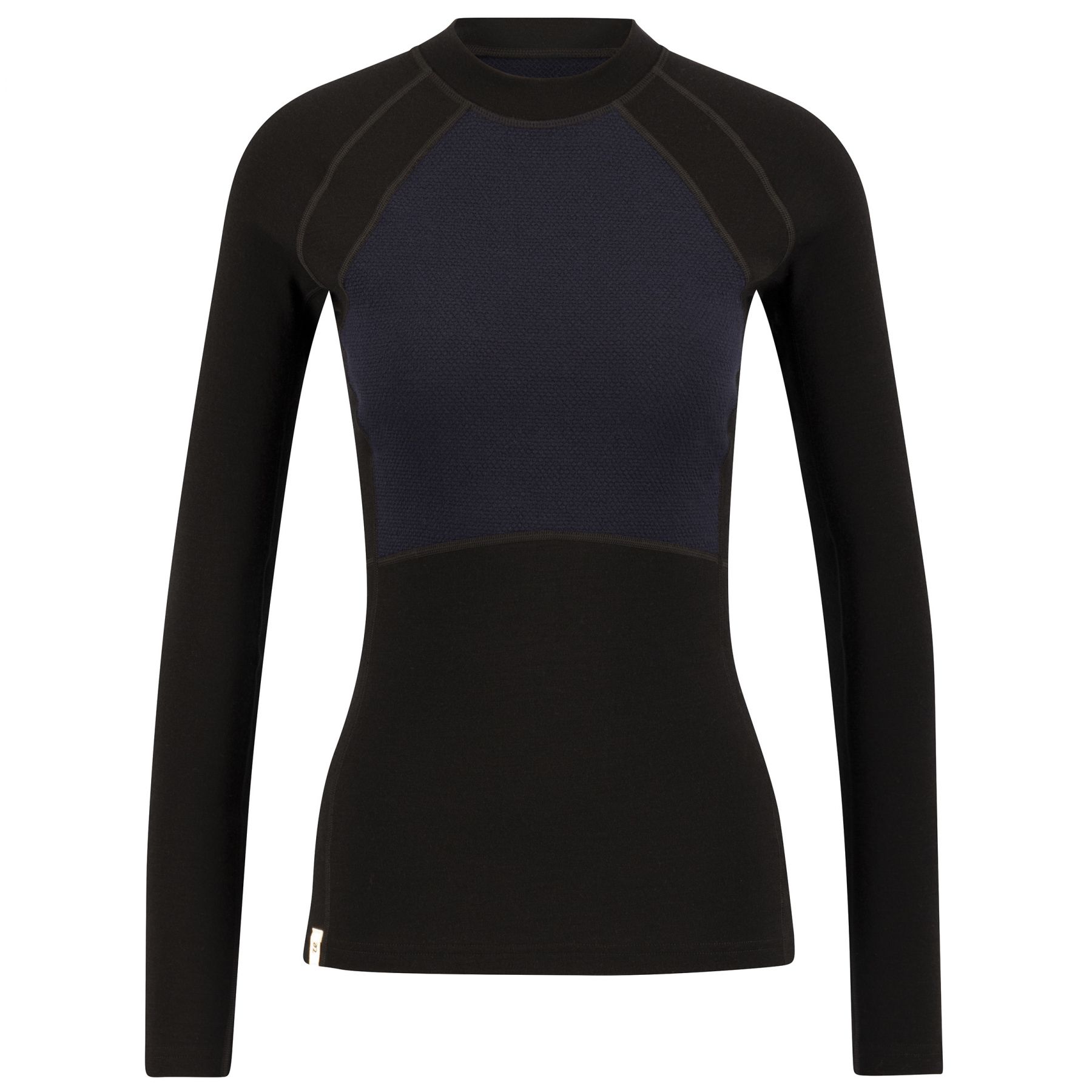 Ulvang Peak Map Crew, Funktionsshirt, Damen, schwarz/dunkelblau