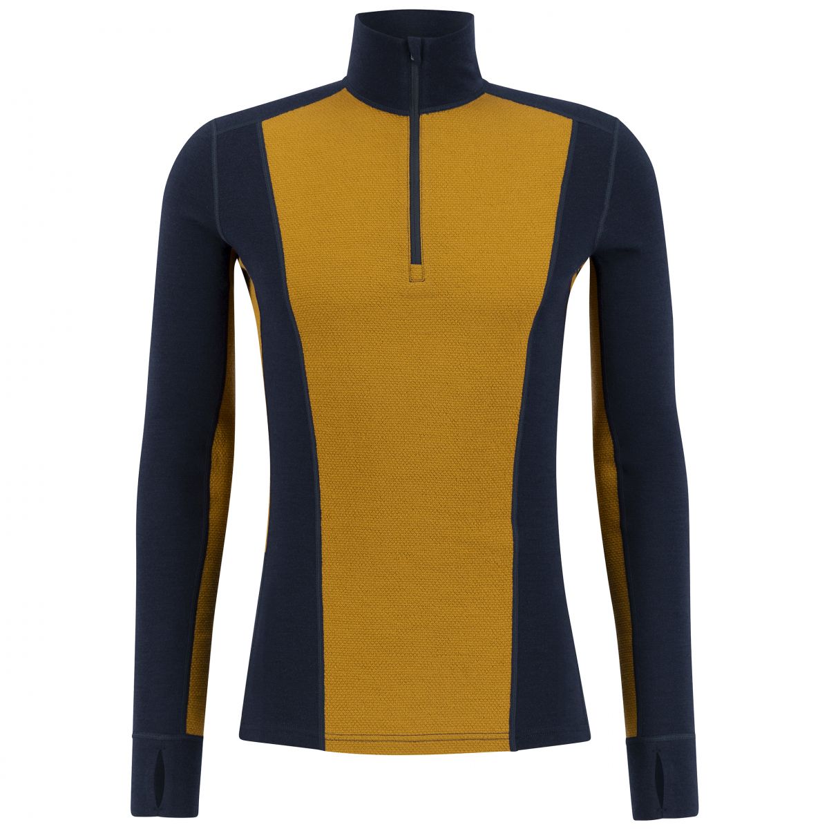 Ulvang Peak Map Haf Zip, Funktionsshirt, Herren, dunkelblau/cathay spice — 2