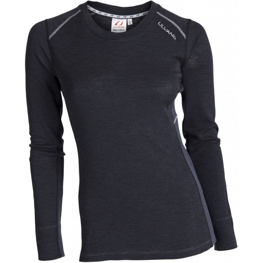 Ulvang Rav 100% Round Neck, Damen, schwarz