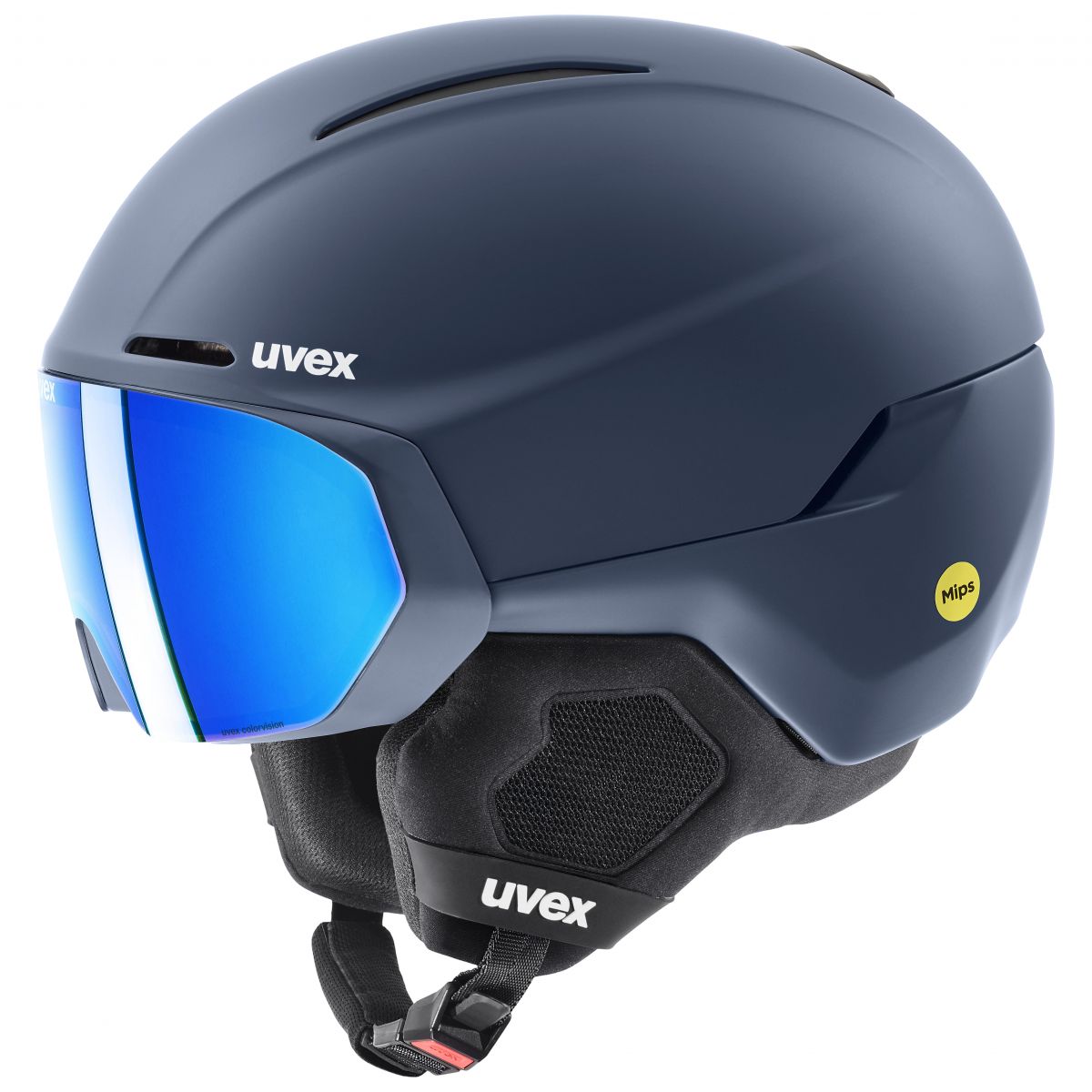Uvex Horizon CV MIPS Visor, Skihelm mit Visier, blau — 2