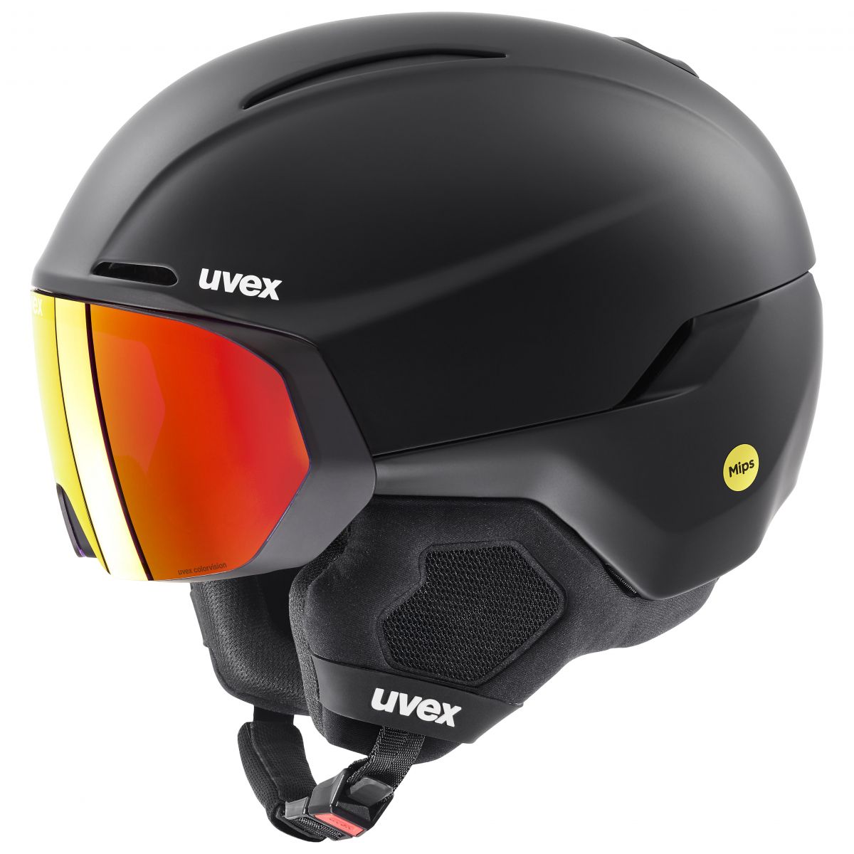 Uvex Horizon CV MIPS Visor, Skihelm mit Visier, schwarz — 2