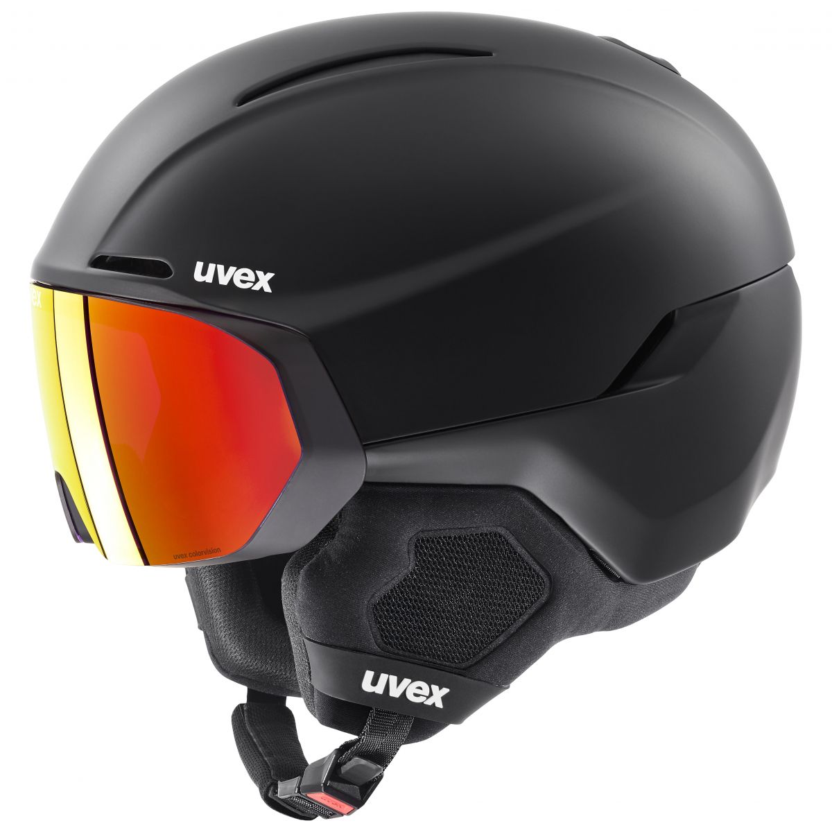 Uvex Horizon CV Visor, Skihelm mit Visier, Pink — 2