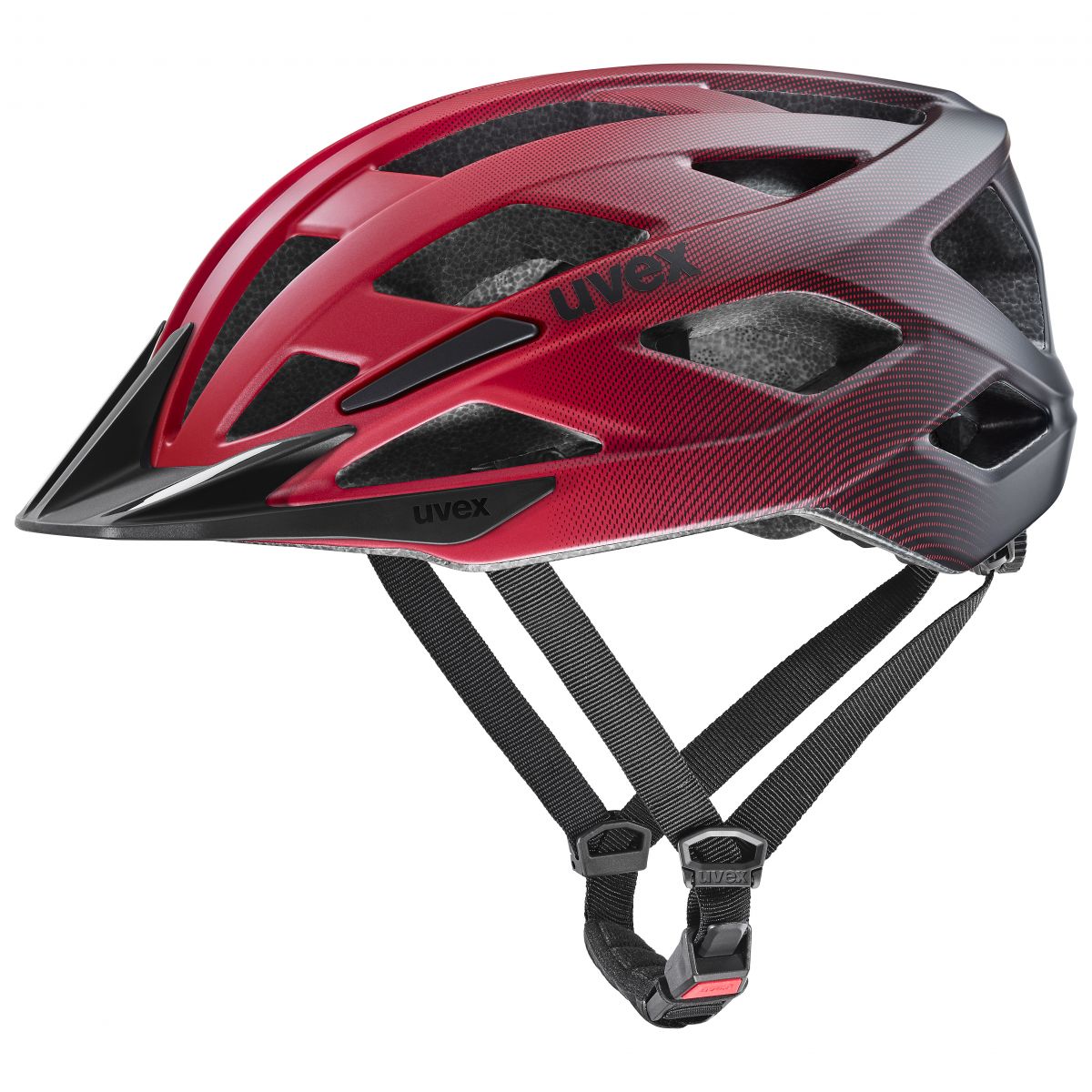 Uvex I-Vo 2, Fahrradhelm, rot — 2