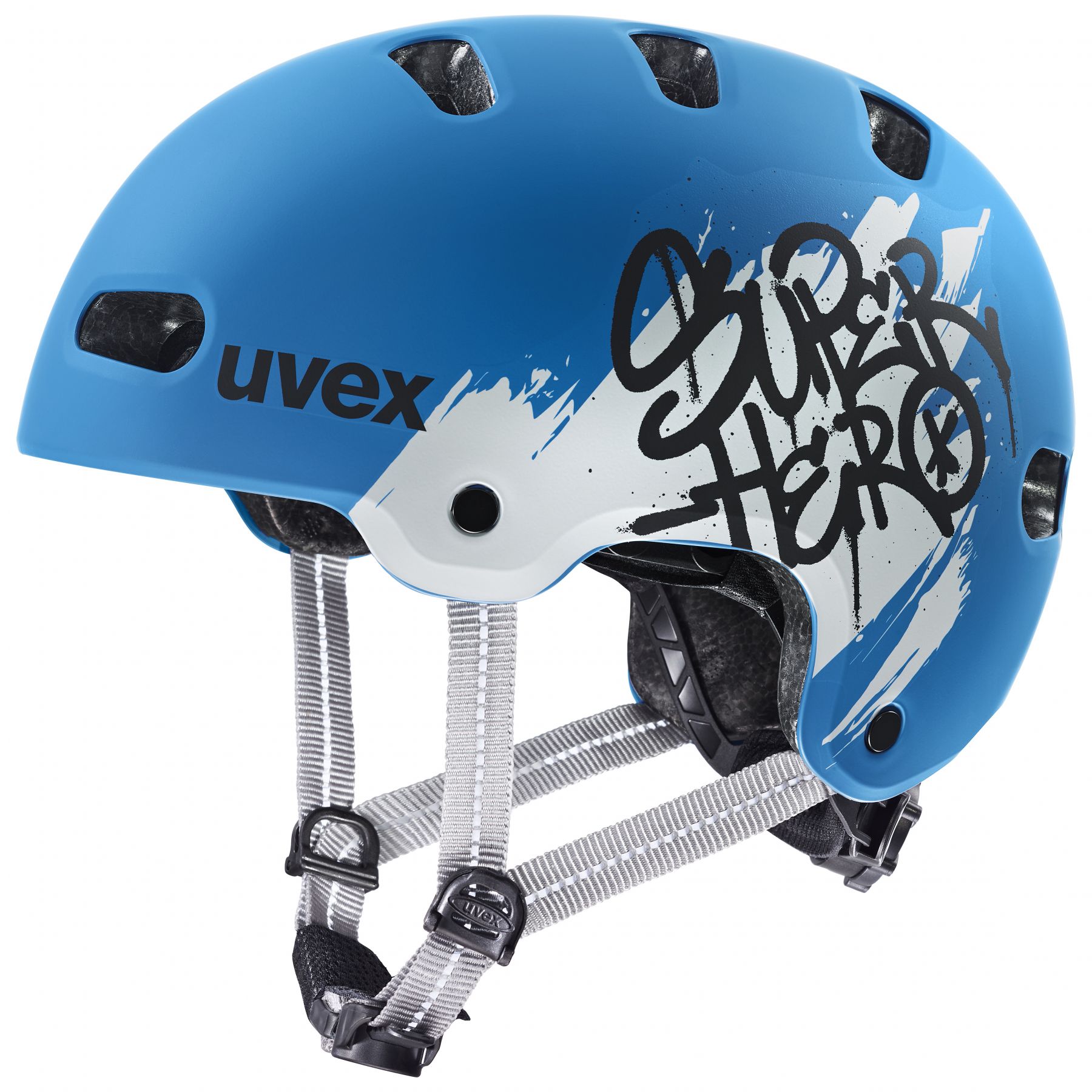 Uvex Kid 4 Style, Fahrradhelm, Junior, blau