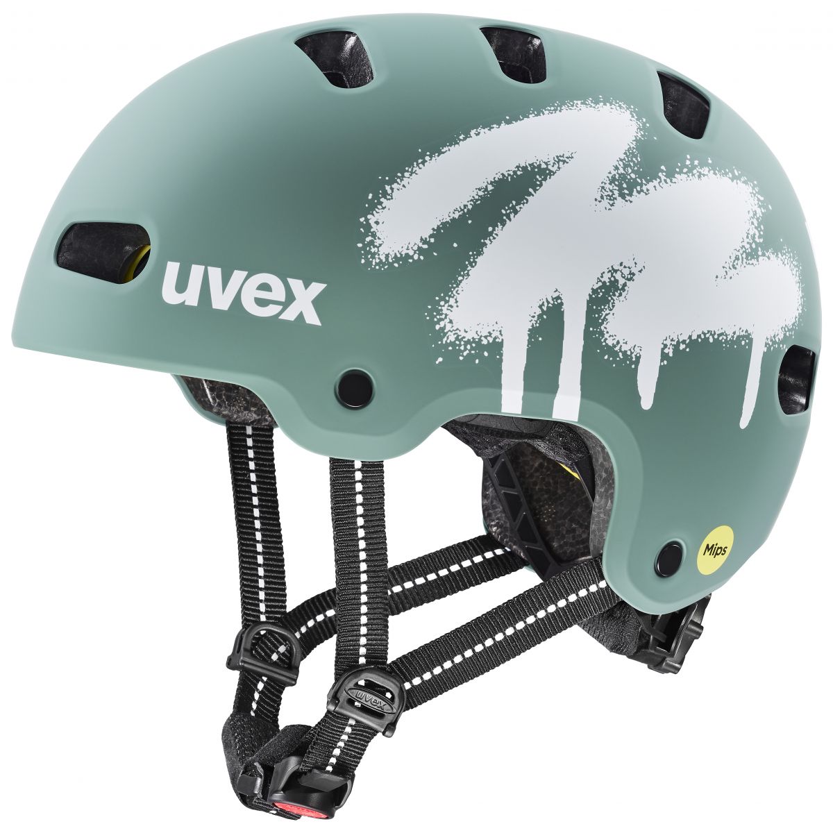 Uvex Kid 4 Style MIPS, Fahrradhelm, Junior, grün — 2