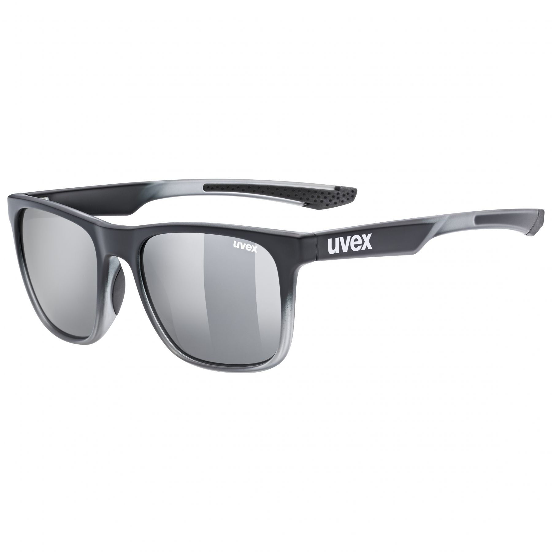 Uvex LGL 42, Sonnenbrille, schwarz/transparent