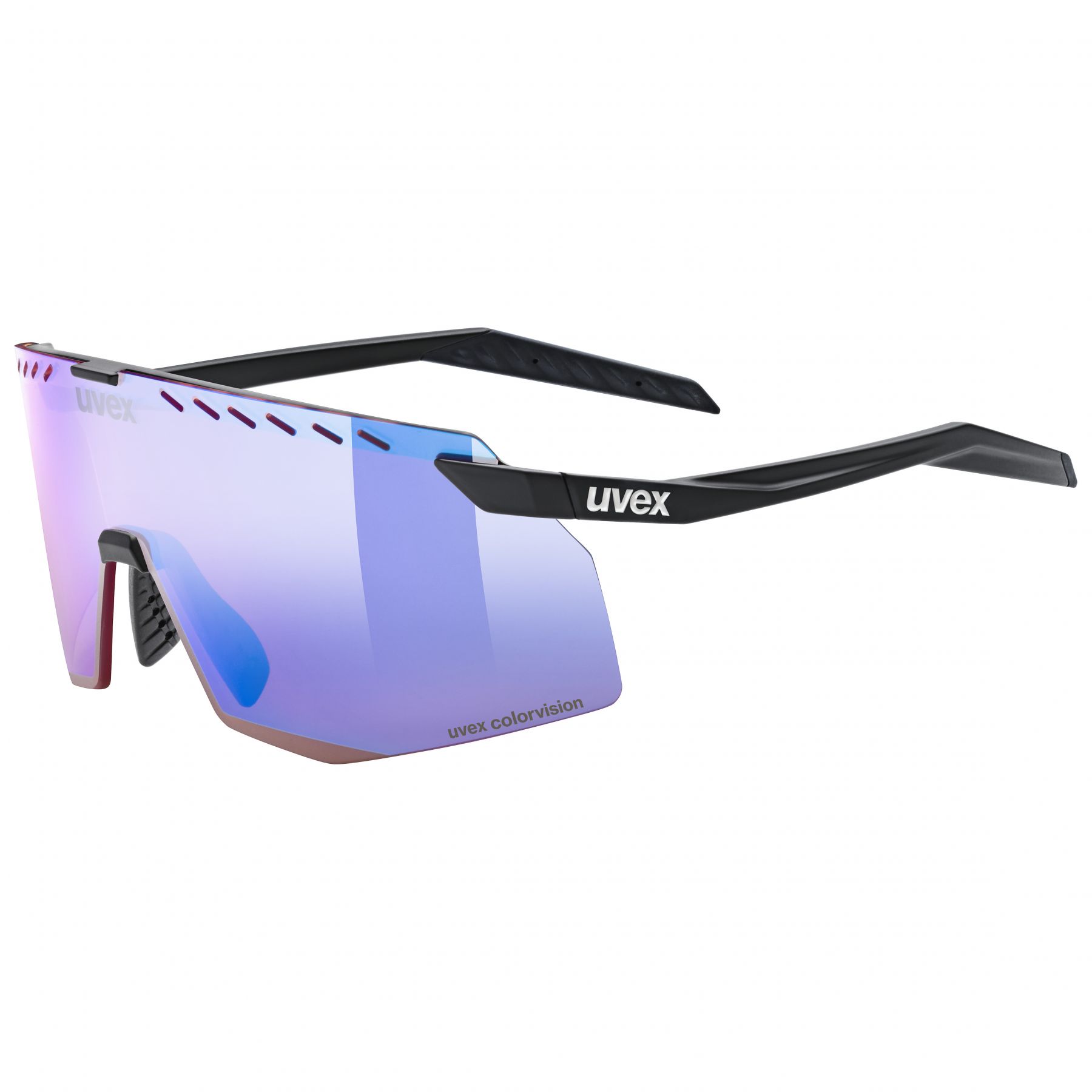 Uvex Pace Stage CV, Sonnenbrille, schwarz/blau