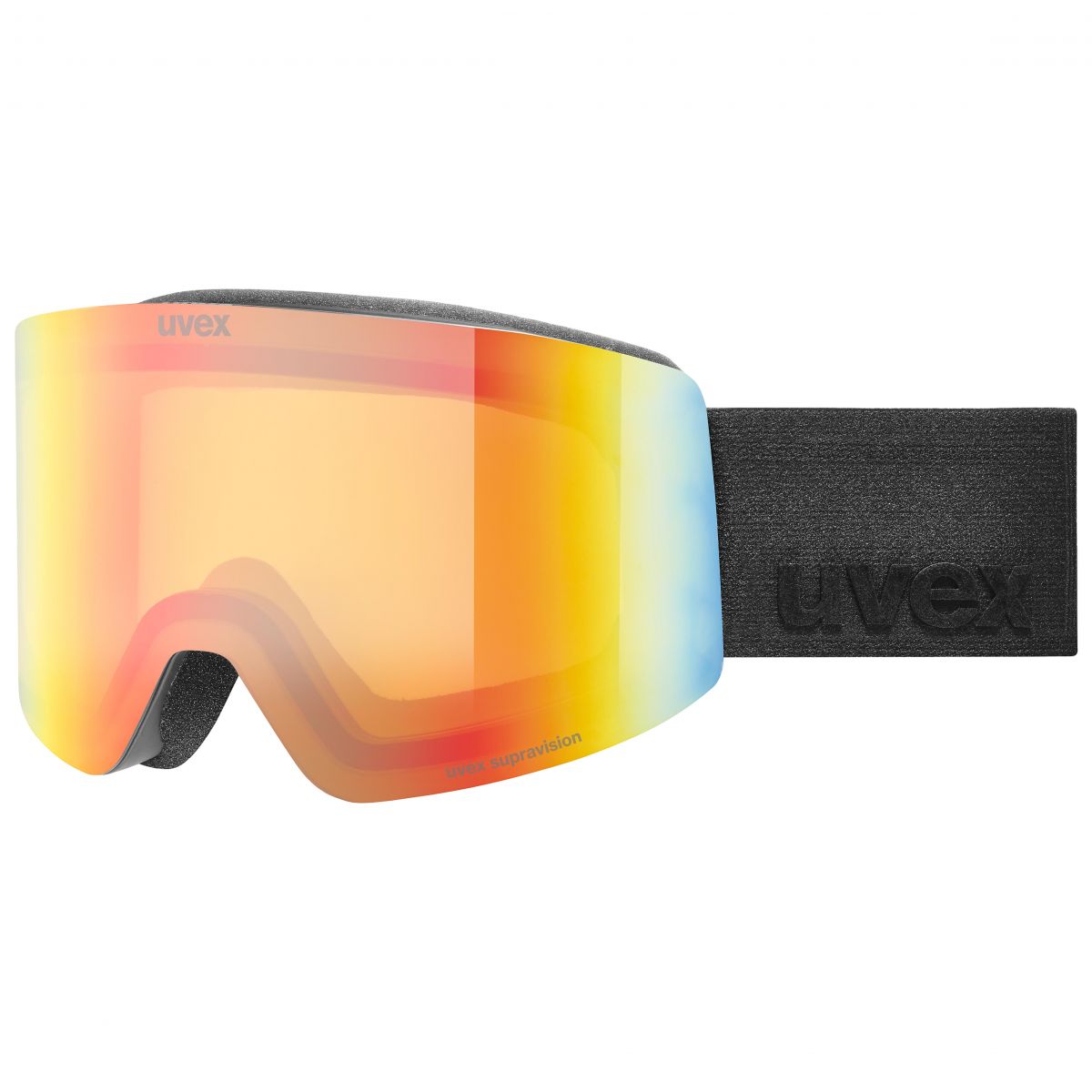 Uvex Provoqe FM, Skibrillen, schwarz — 2