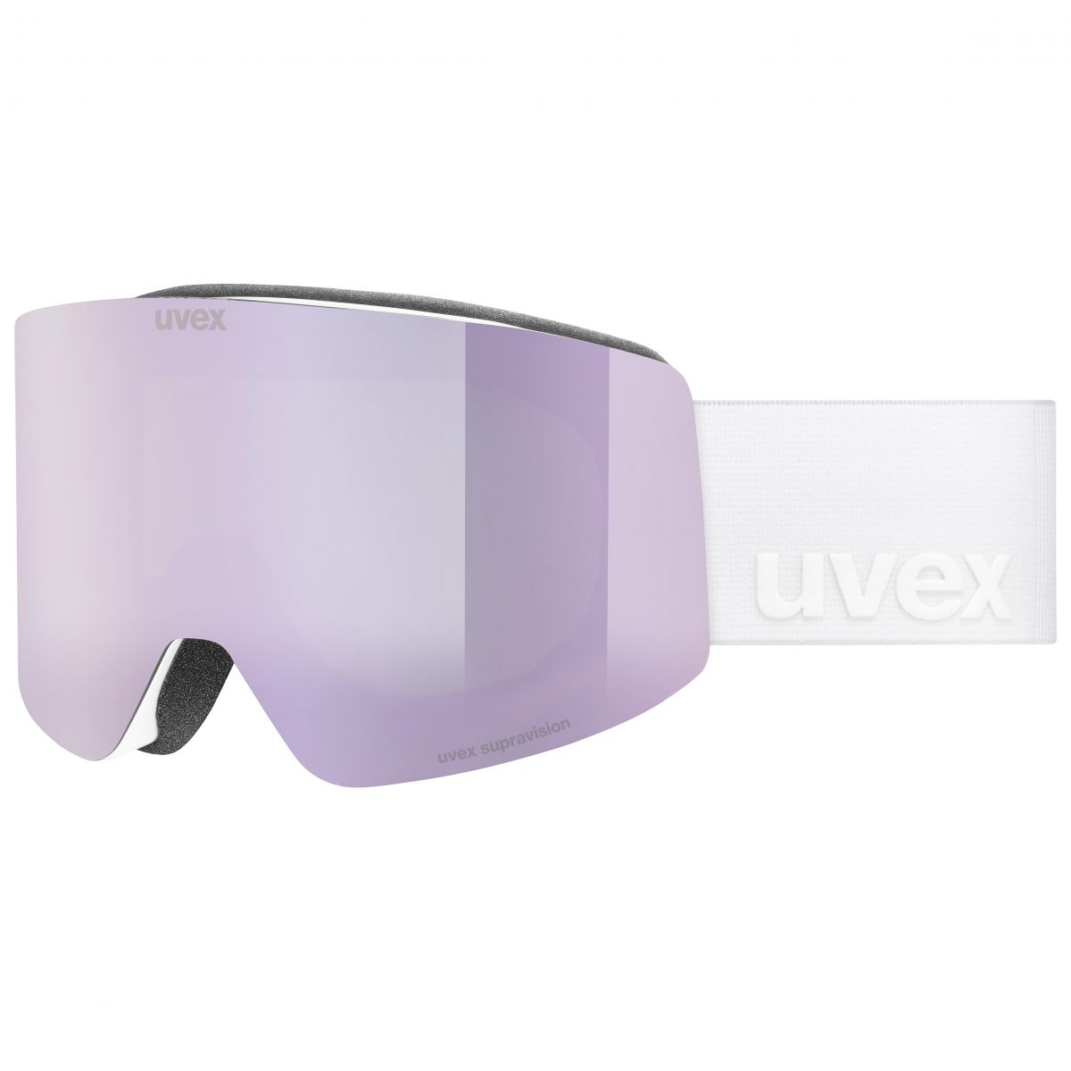 Uvex Provoqe FM, Skibrillen, weiß — 2