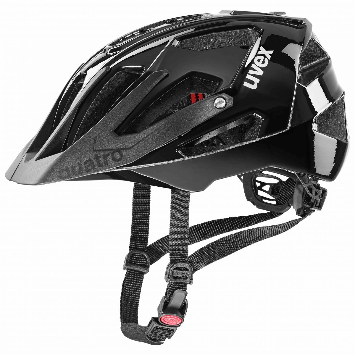 Uvex quatro, Fahrradhelm, schwarz — 2
