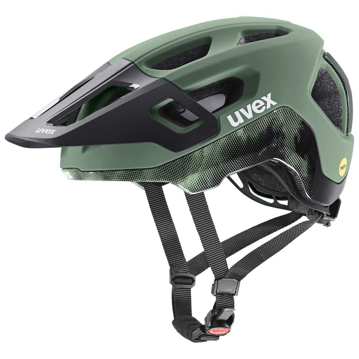 Uvex react MIPS, Fahrradhelm, grün/schwarz — 2