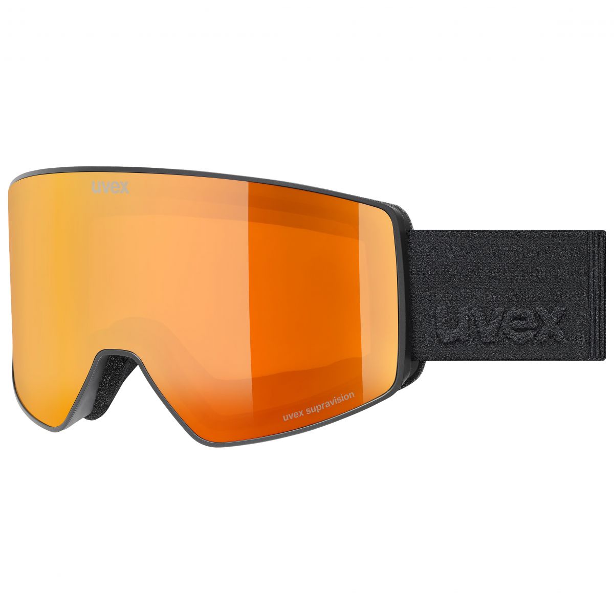 Uvex Scenic FM, Skibrillen, schwarz — 2