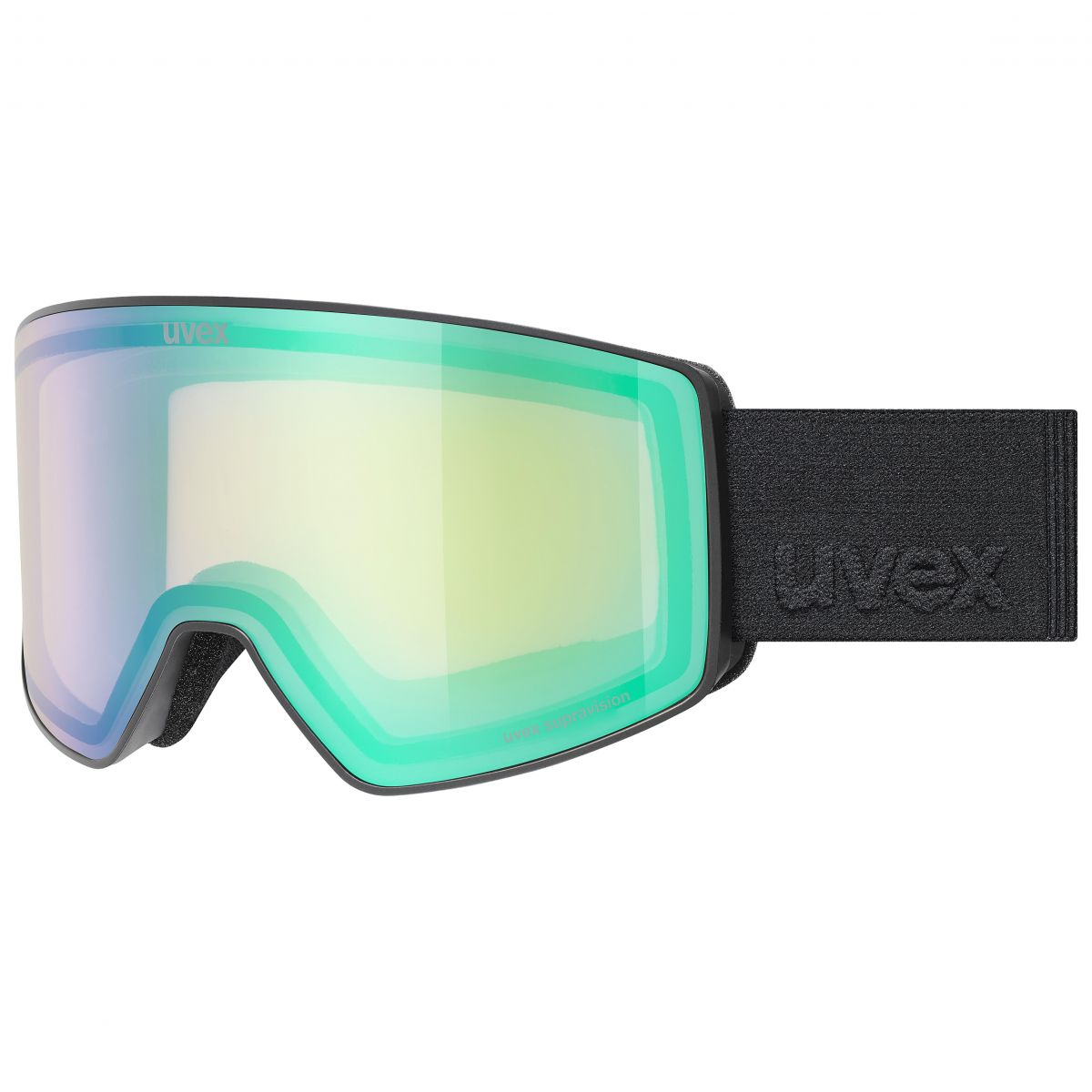 Uvex Scenic FM, Skibrillen, schwarz — 2