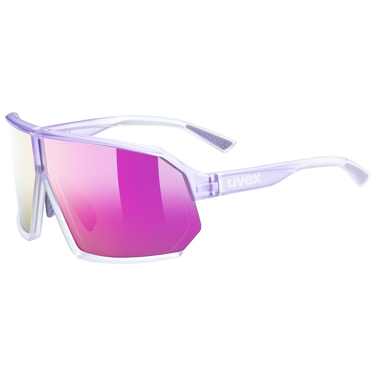 Uvex sportstyle 237, Sonnenbrille, transparent lila — 2