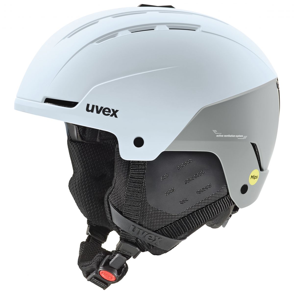 Uvex Stance MIPS, Skihelm, hellblau/grau — 2