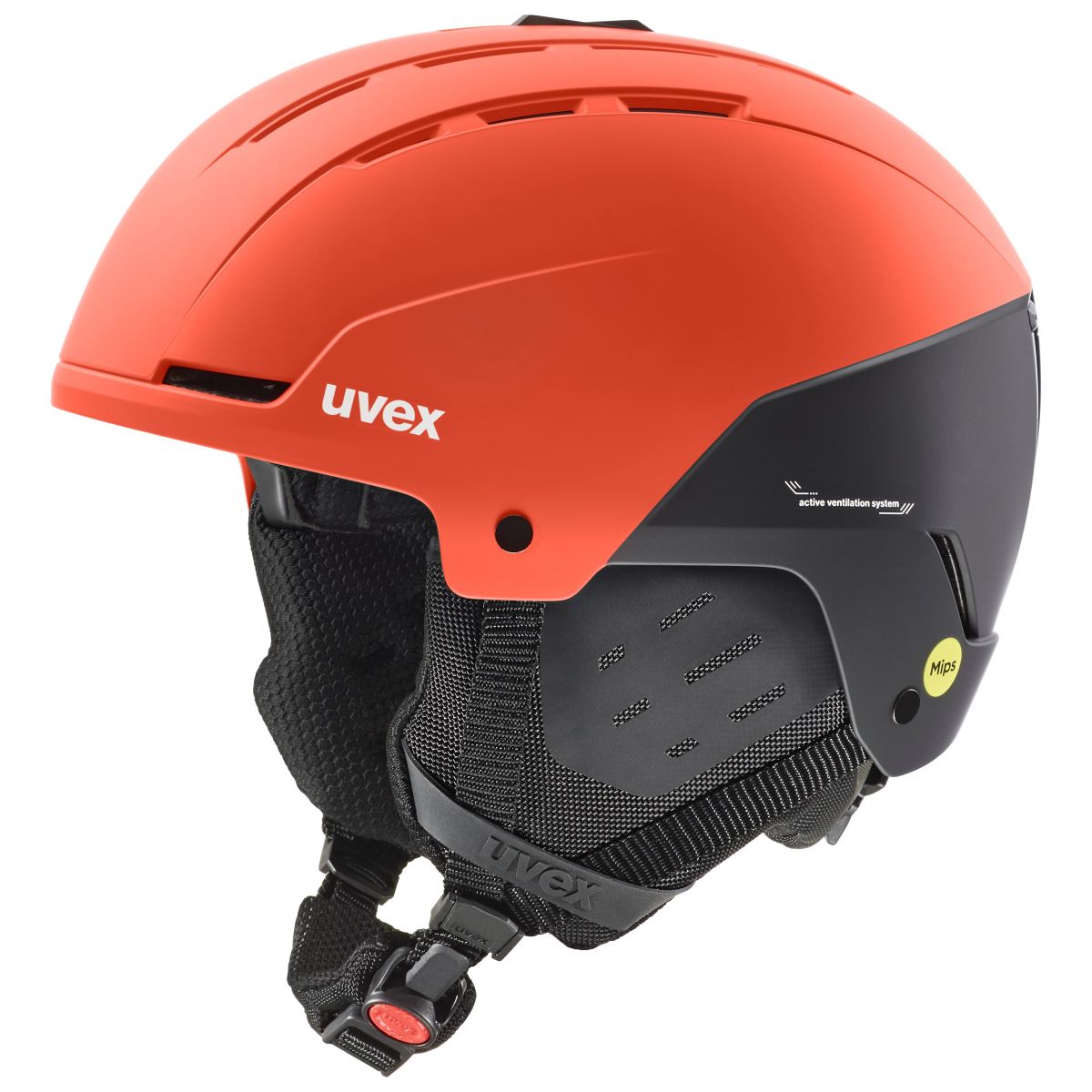 Uvex Stance MIPS, Skihelm, rot/schwarz — 2