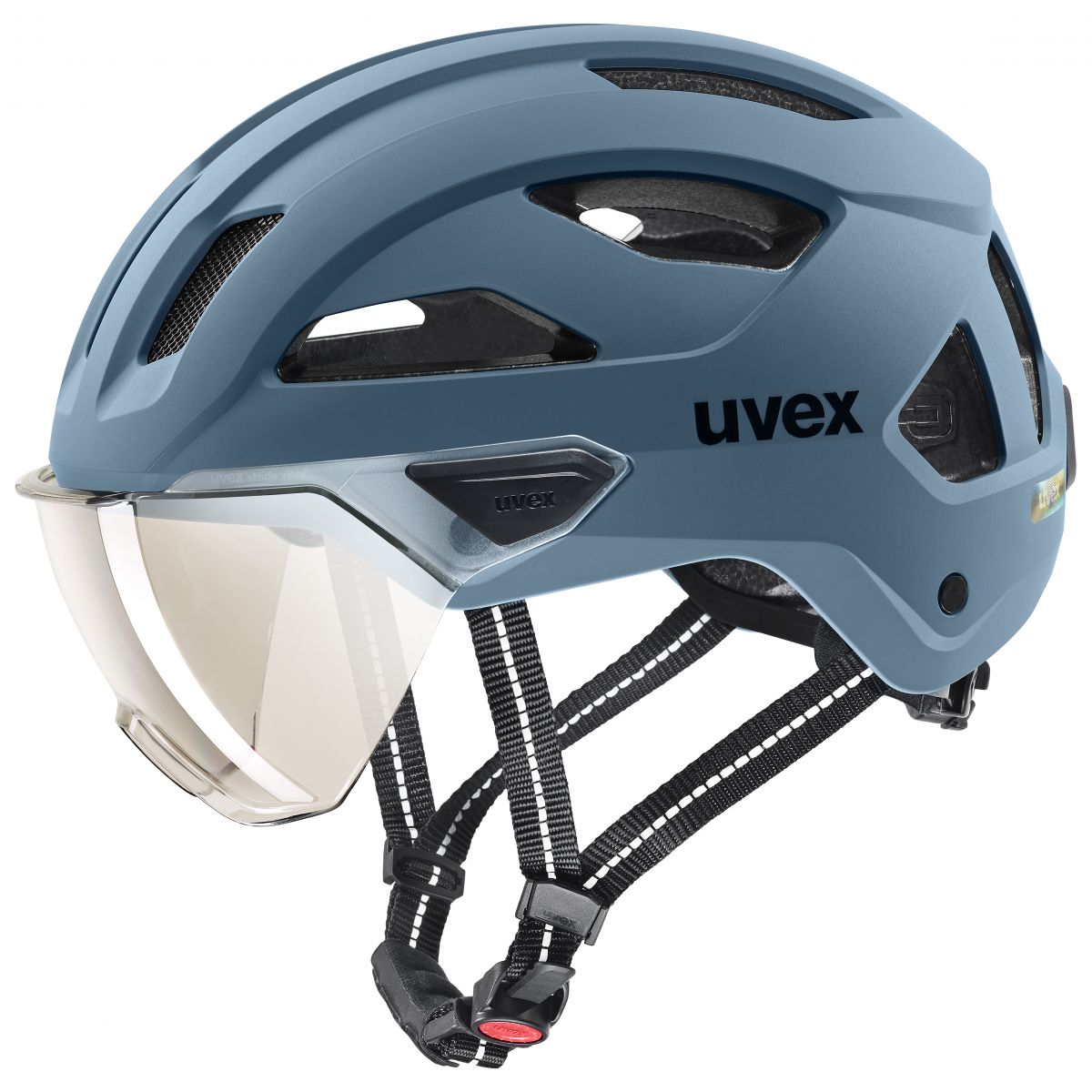 Uvex Stride Visor, Fahrradhelm, blau — 2