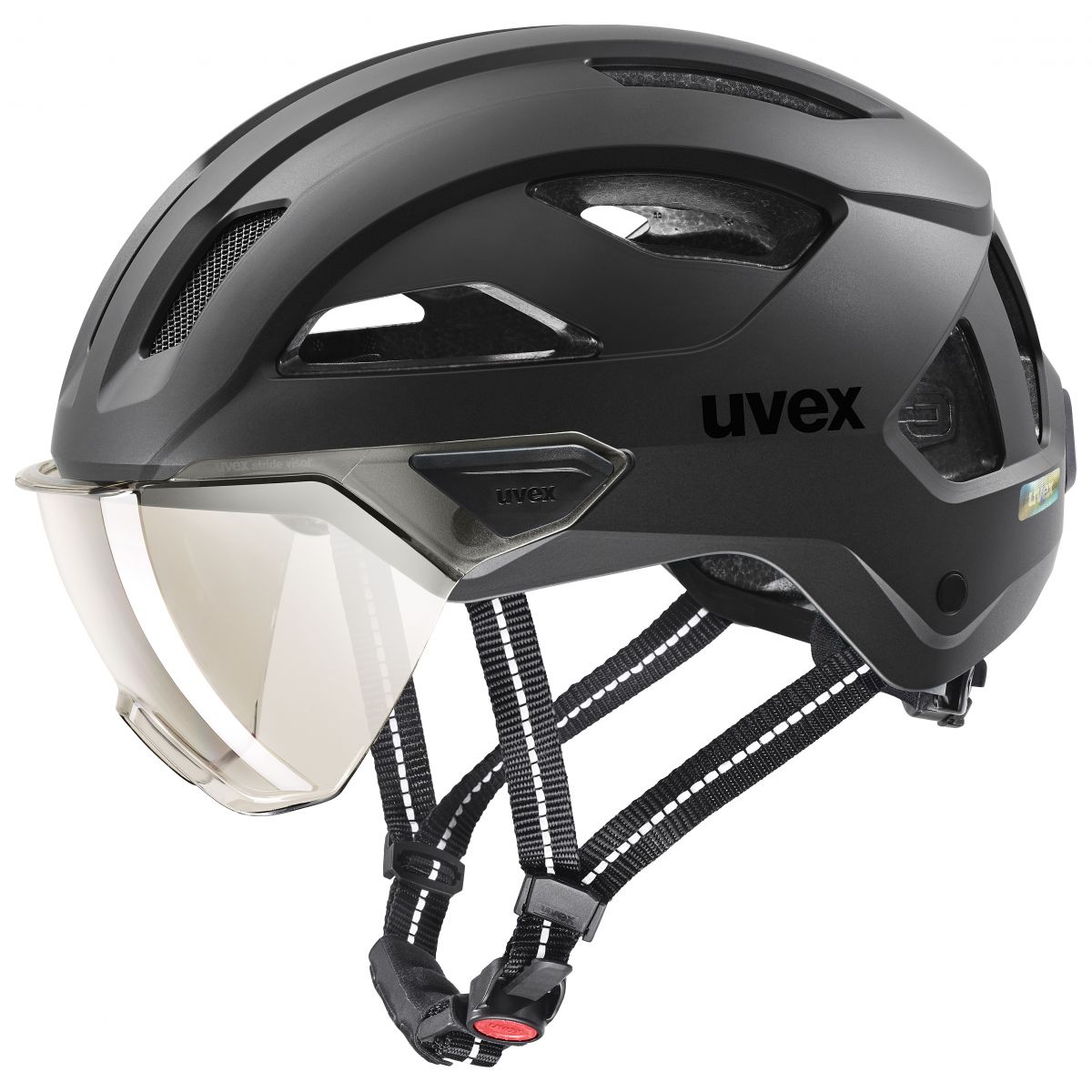 Uvex Stride Visor, Fahrradhelm, schwarz — 2