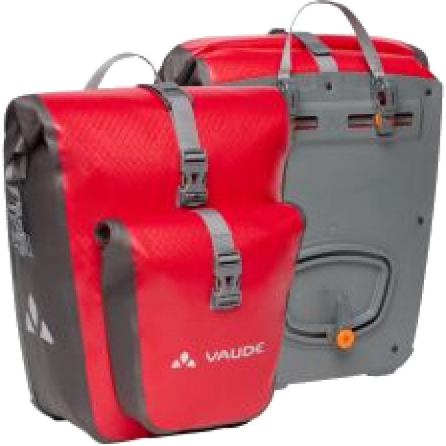 Vaude Aqua Back Plus, wasserdichte Fahrradtasche, rot