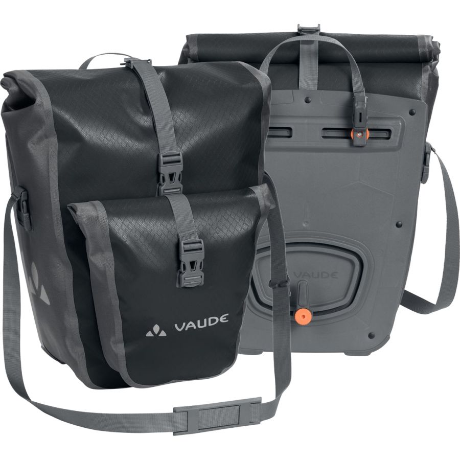 Vaude Aqua Back Plus, wasserdichte Fahrradtasche, schwarz
