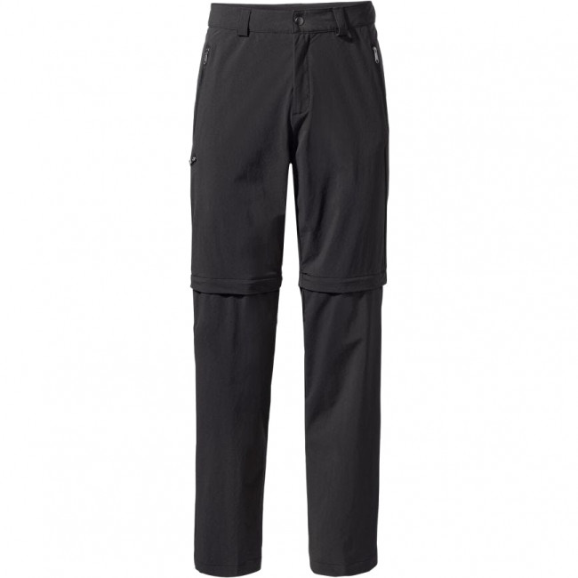 Vaude Men's Farley Stretch ZO Pants II, Wanderhosen, Herren, schwarz