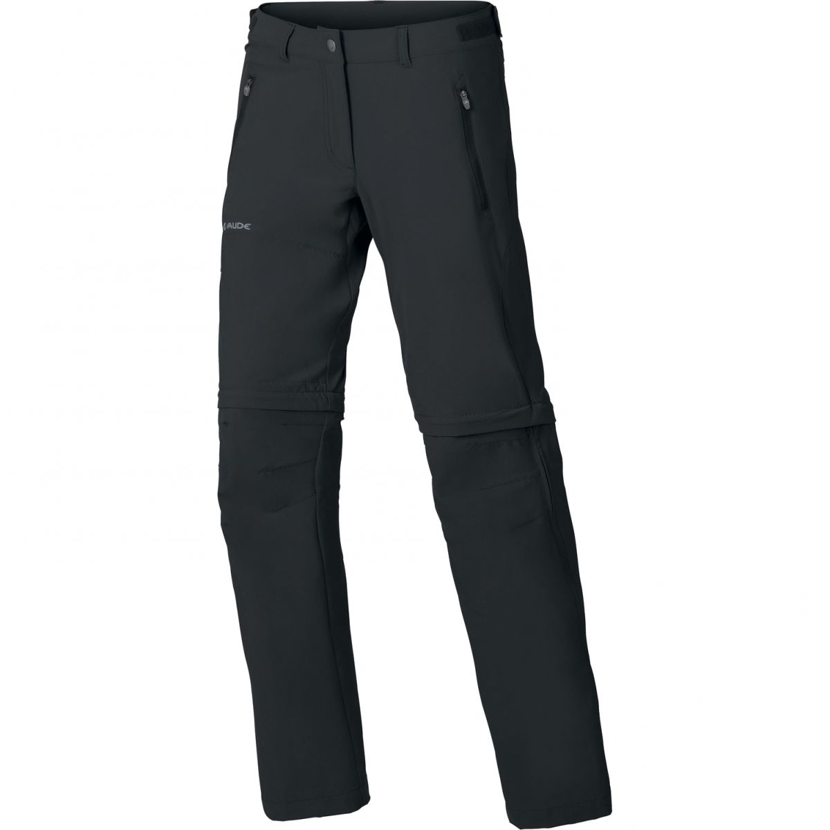 Vaude V Women's Farley Stretch ZO T-Zip Pants, Wanderhosen, Damen, schwarz — 2