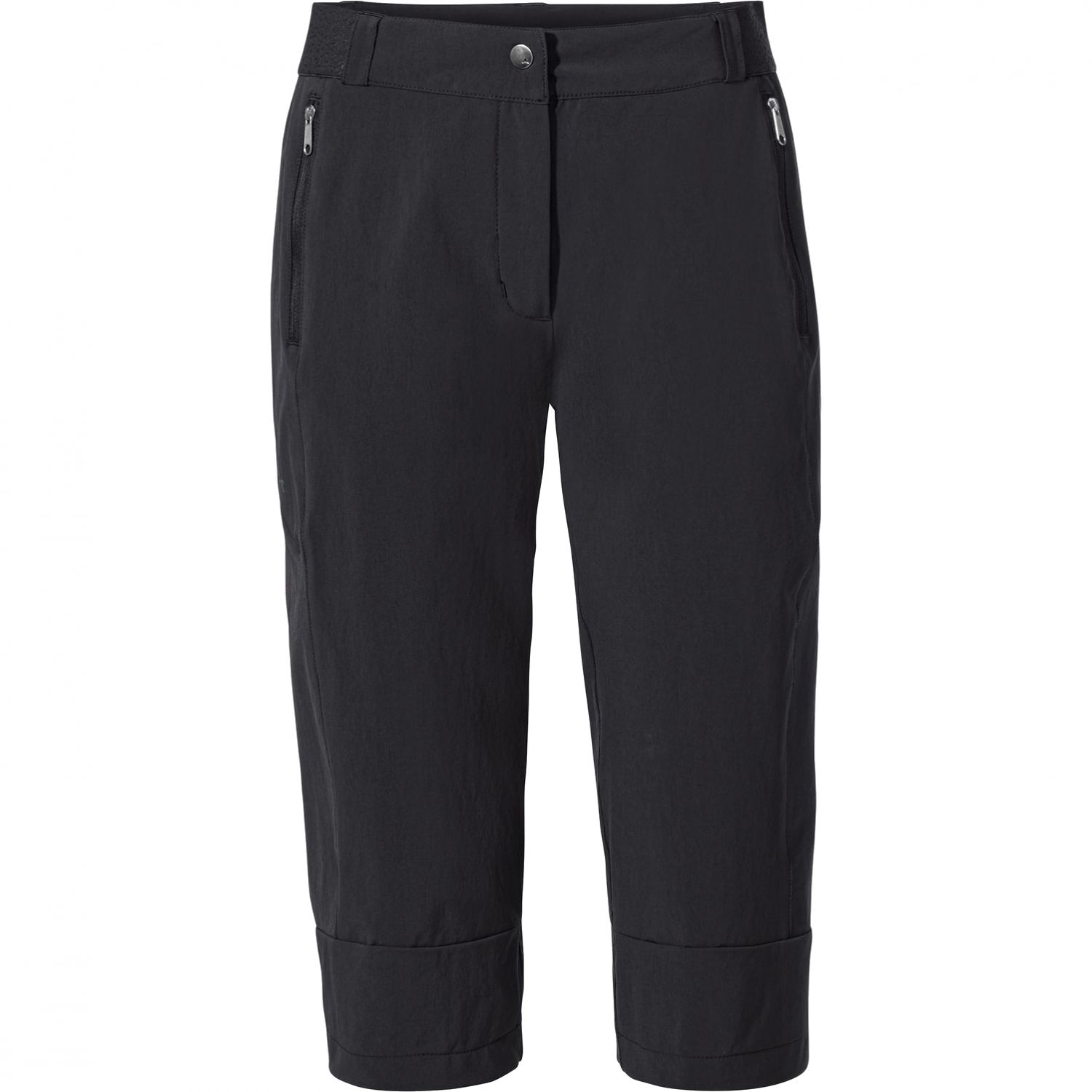 Vaude Women's Farley Stretch Capri III, Wanderhosen, Damen, schwarz