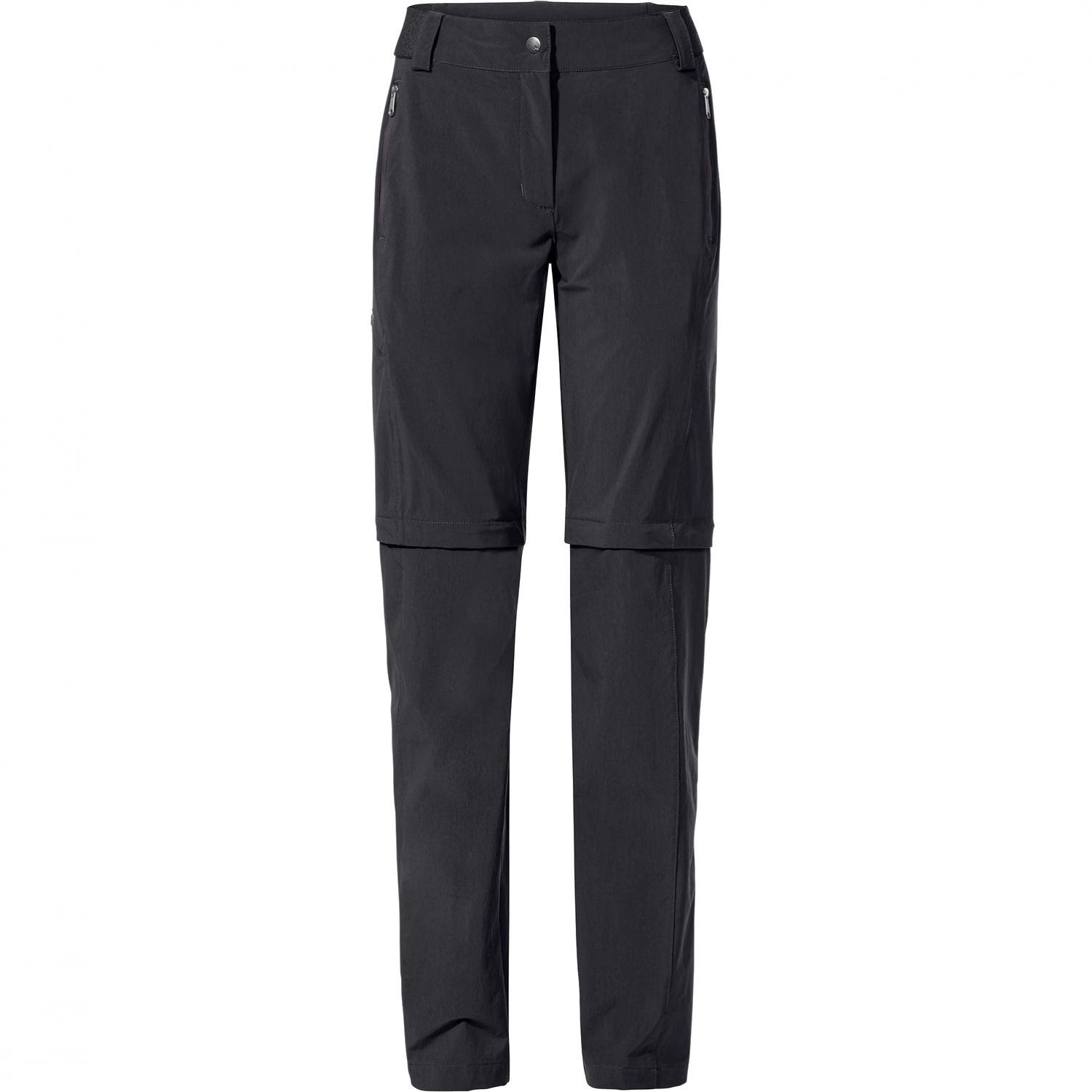 Vaude Women's Farley Stretch ZO T-Zip Pants II, Wanderhosen, Damen, schwarz