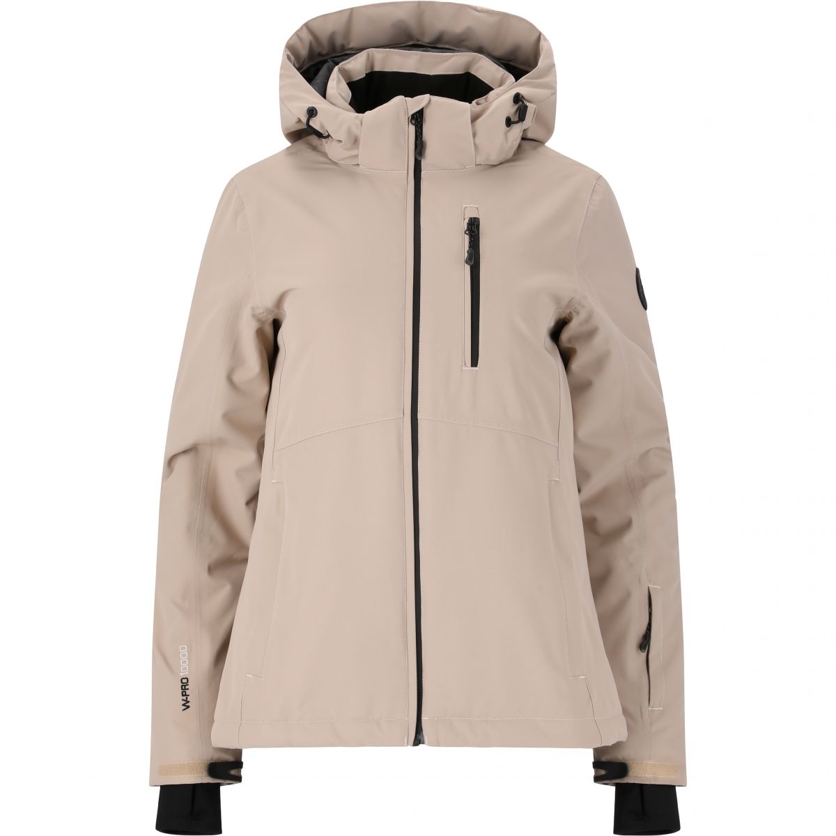 Whistler Drizzle Ski-Jacke/Skihose – Regenset, Damen, beige — 2