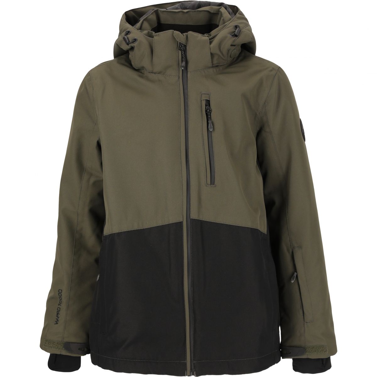 Whistler Drizzle/Rossburg Regenset, Junior, dunkelgrün/schwarz — 2