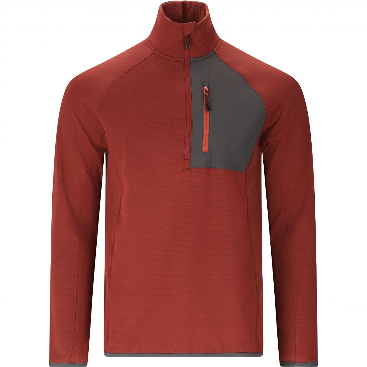 Whistler Helge, Fleece-Pullover, Herren, madder brown — 2